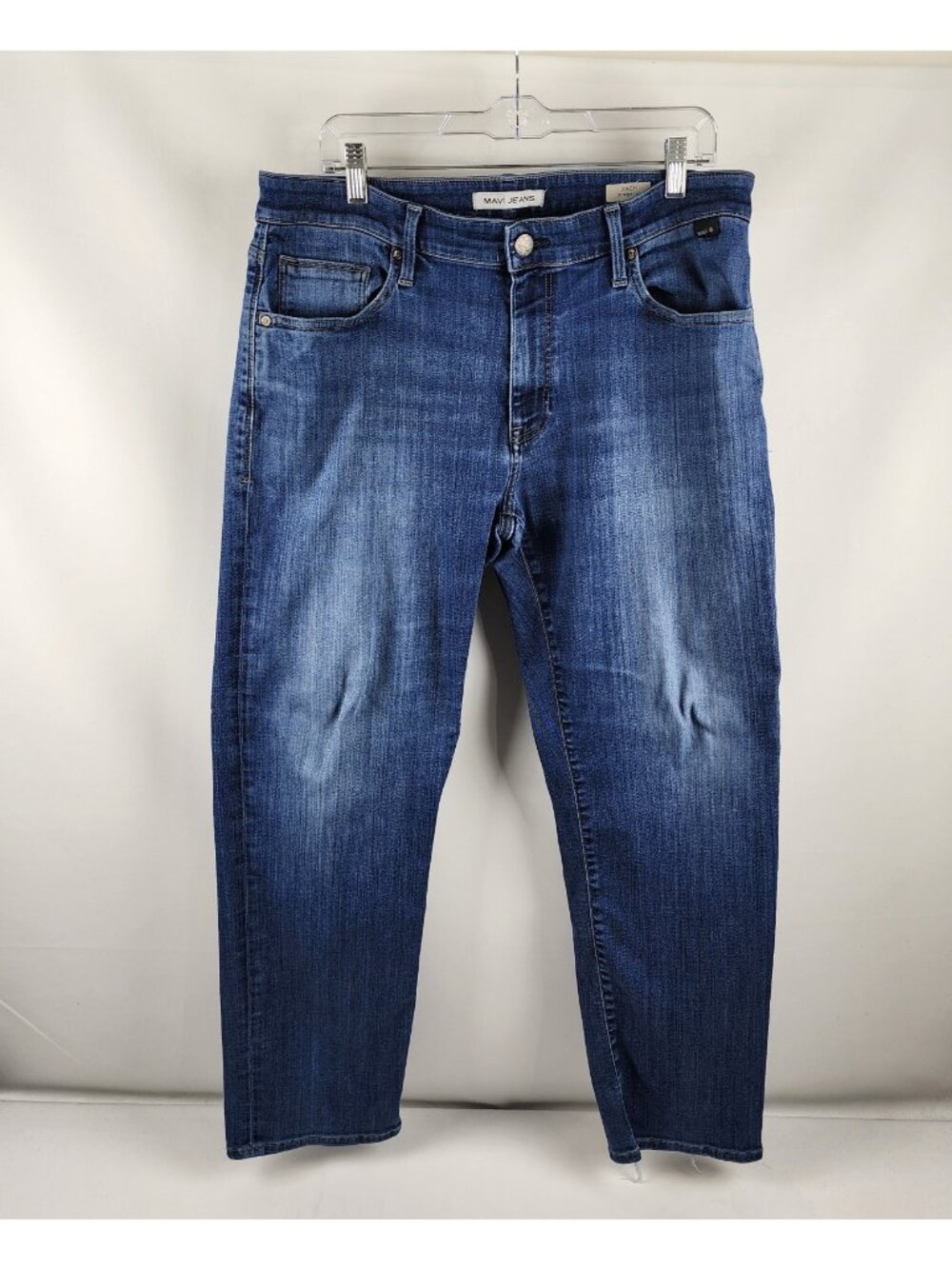 Mavi Jeans Mens 35x29 Blue Zach Straight Leg Denim